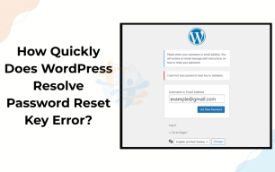 How Quickly Does WordPress Resolve Password Reset Key Error?