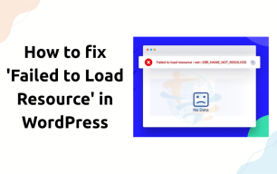 Failed to Load Resource
