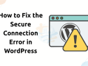 Secure Connection Error