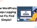 WordPress logging out issue
